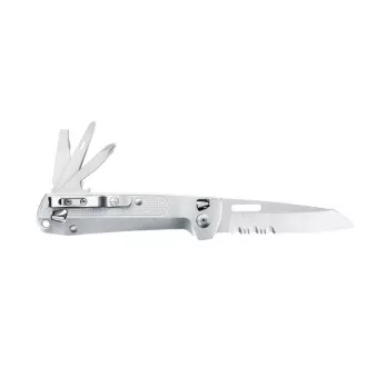 Večnamenski nož Leatherman Free K2X, srebrn