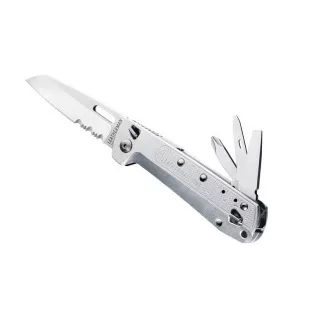 Večnamenski nož Leatherman Free K2X, srebrn