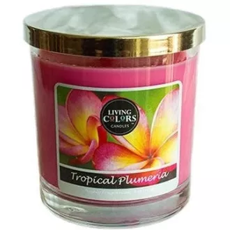 CANDLE LITE Living Colors TROPICAL PLUMERIA 141 g