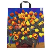 PE vrečke z ročajem 44x50cm Tulipani