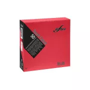 Papirnati prtički INFIBRA 2vrs. 33x33cm rdeča 50pcs