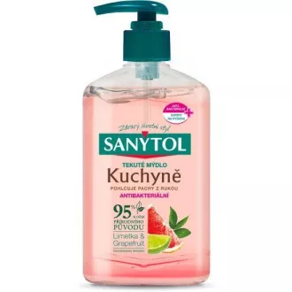 Tekoče milo Sanytol kitchen limeta in grenivka 250ml Tekoče milo Sanytol kitchen limeta in grenivka 250ml
