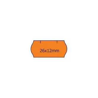 Nalepke Kontakt 26x12mm oranžna