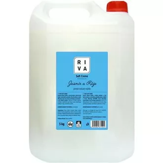 Tekoče milo Riva soft creme hibiskus in vrtnica 5L Tekoče milo Riva soft creme hibiskus in vrtnica 5L
