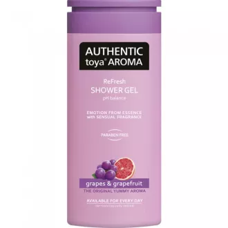 Gel za prhanje Authentic toya aroma Grozdje in grenivka 400ml Gel za prhanje Authentic toya aroma Grozdje in grenivka 400ml