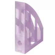 Škatla za revije poševna plastika transp. lila