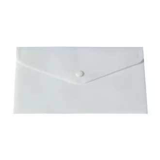 Klasična PP kuverta DL z gumbom bela Klasična PP kuverta DL z gumbom bela