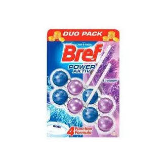 Bref Power Aktiv WC kroglice za zavese Sivka 2x50g Bref Power Aktiv WC kroglice za zavese Sivka 2x50g