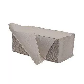 Brisače pap. Z-Z 1vrs. sive reciklirane 25x23cm 250ks