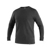 Majica CXS PETR, z dolgimi rokavi, črna, velikost 4XL