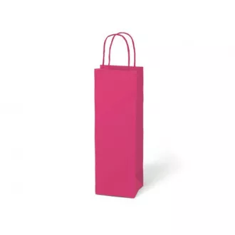 Vrečka MFP za steklenico T12 kraft 12x36x9cm roza