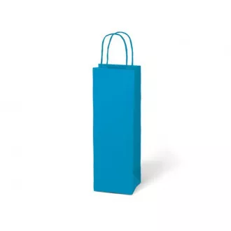 Vrečka MFP za steklenico T12 kraft 12x36x9cm modra