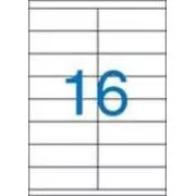 Etikete 105x37mm 2 vrstici 16 etiket na list 100 listov Victoria