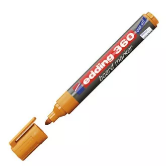 Edding 360 označevalec za bele table oranžne barve z valjčno konico 1,5-3 mm Edding 360 označevalec za bele table oranžne barve z valjčno konico 1,5-3 mm
