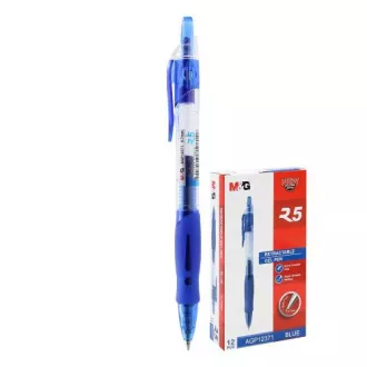 Gel pisalo MG AGP 12371 0,7 mm, modra barrelka, prozorna