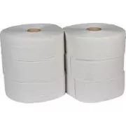 Toaletni papir Jumbo 280mm Gigant L 2vrs. 65% beljen zvitek 260m 6 kosov / prodaja po pakiranju
