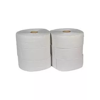 Toaletni papir Jumbo 280mm Gigant L 2vrs. 65% beljen zvitek 260m 6 kosov / prodaja po pakiranju Toaletni papir Jumbo 280mm Gigant L 2vrs. 65% beljen zvitek 260m 6 kosov / prodaja po pakiranju