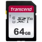 TRANSCEND SDXC kartica 64GB 300S, UHS-I U3 V10 (R:100/W:25 MB/s)
