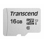 TRANSCEND MicroSDHC kartica 16GB 300S, UHS-I U1, brez adapterja