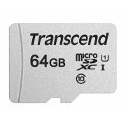 TRANSCEND MicroSDXC kartica 64GB 300S, UHS-I U1, brez adapterja