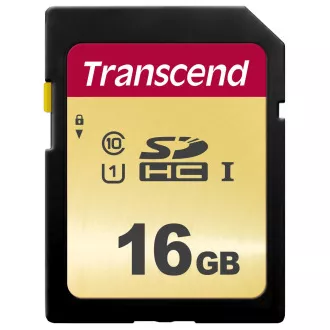 TRANSCEND SDHC kartica 16GB 500S, UHS-I U1 (R:95/W:60 MB/s)