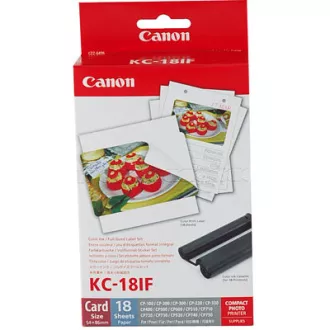 Canon KC18IF 54x86 18 kosov nalepk za termični sublimacijski tiskalnik Canon KC18IF 54x86 18 kosov nalepk za termični sublimacijski tiskalnik