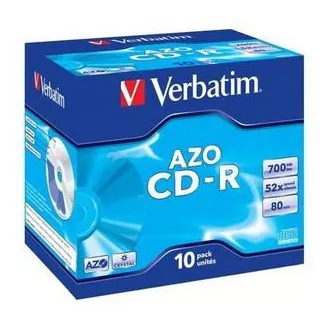 VERBATIM CD-R(10 paketov)Jewel/Crystal/DLP/52x/700MB