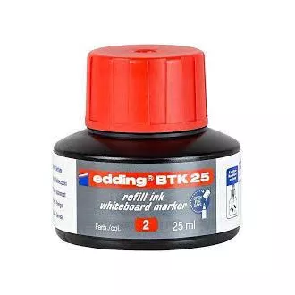 Edding BTK25 rdeče 25ml črnilo za bele table