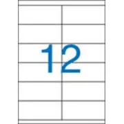 Etikete 105x48mm 2 vrstici 12 etiket na list 100 listov Victoria