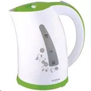 Orava VK-3417 G električni čajnik, 2000 W, 1,7 l, samodejni izklop, bela / zelena