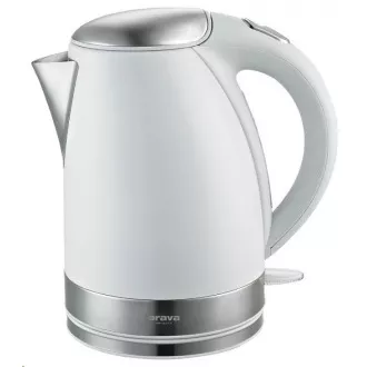 Orava VK-3217 W električni čajnik, 2000 W, 1,7 l, samodejni izklop, bel