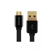 AVACOM MIC-120K USB - Kabel Micro USB, 120 cm, črn