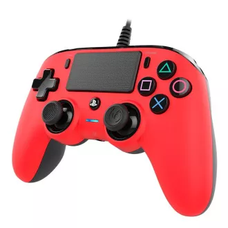 Žični kompaktni krmilnik Nacon za PlayStation 4 - rdeč Žični kompaktni krmilnik Nacon za PlayStation 4 - rdeč