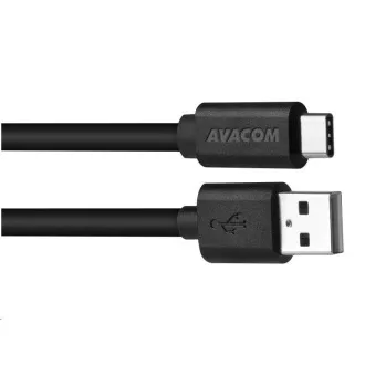 Kabel za prenos podatkov in polnjenje USB - USB Type-C, 100 cm, črn