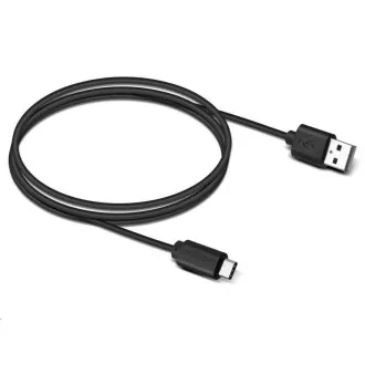 Kabel za prenos podatkov in polnjenje USB - USB Type-C, 100 cm, črn
