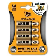 JCB SUPER alkalna baterija LR06, blister, 4 kosi