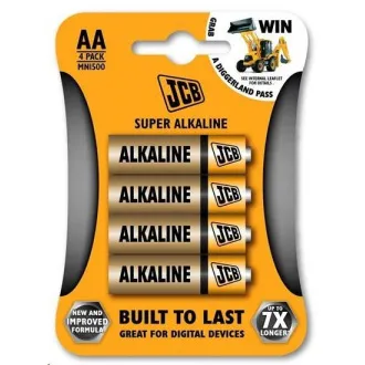 JCB SUPER alkalna baterija LR06, blister, 4 kosi