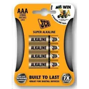 JCB SUPER alkalne baterije LR03, blister 4 kosi