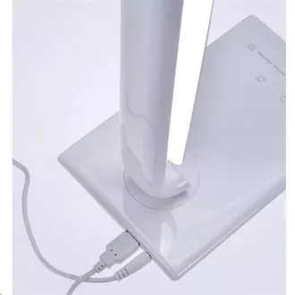 Namizna svetilka Solight LED z možnostjo zatemnitve, 12 W, možnost izbire temperature svetlobe, USB, bel sijaj