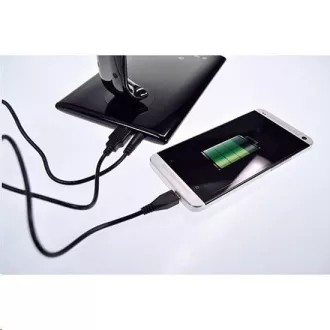 Namizna svetilka Solight LED z možnostjo zatemnitve, 12 W, možnost izbire temperature svetlobe, USB, bel sijaj