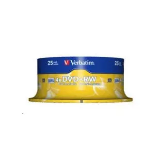 VERBATIM DVD RW(25 pakiranj)Vreteno/4x/DLP/4,7 GB