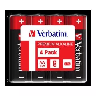VERBATIM Alkalne baterije AA, 4 paketi - krčenje