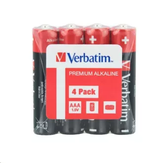 VERBATIM Alkalne baterije AAA, 4 paketi - krčenje, LR3
