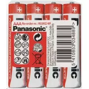 PANASONIC rdeče baterije R03RZ/4P AAA 1, 5V (paket 4 kosov)