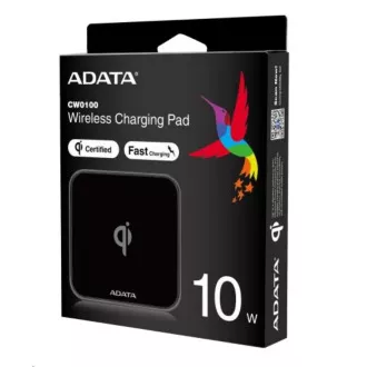 ADATA Polnilna ploščica CW0100, brezžična, črna
