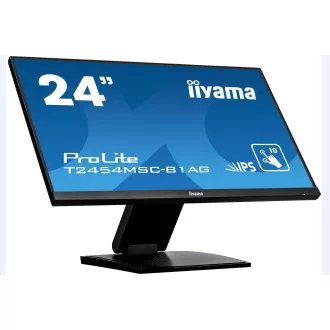 Monitor na dotik Iiyama ProLite T2454MSC-B1AG, 60 cm (23, 6''), CAP 10 dotikov, Full HD, črn