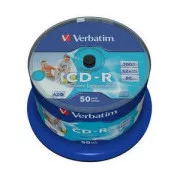 VERBATIM CD-R(50 kosov)Vreteno/črnilo za tiskanje/52x/700MB / brez blagovne znamke ID