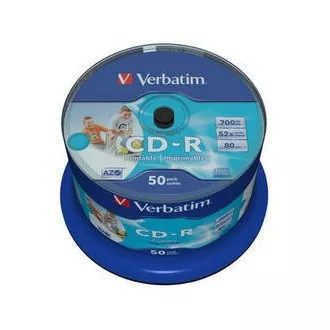 VERBATIM CD-R(50 kosov)Vreteno/črnilo za tiskanje/52x/700MB / brez blagovne znamke ID