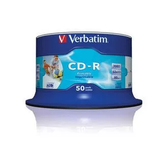VERBATIM CD-R(50 kosov)Vreteno/črnilo za tiskanje/52x/700MB / brez blagovne znamke ID
