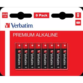 VERBATIM Alkalne baterije AAA, 8 PACK, LR03
